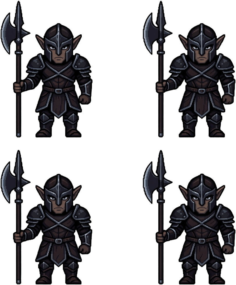 Destoria Guard Sprites (1 / 3)