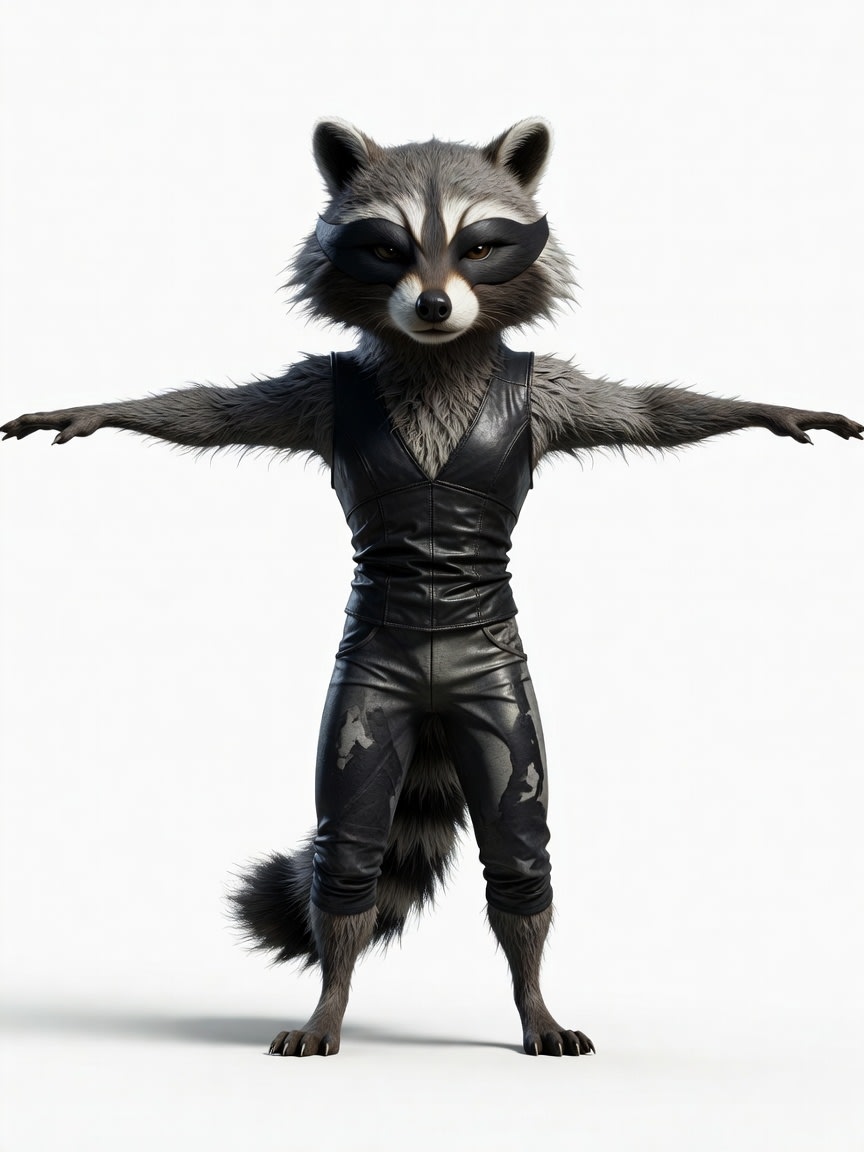 Raccoon Hero Concept (3 / 3)