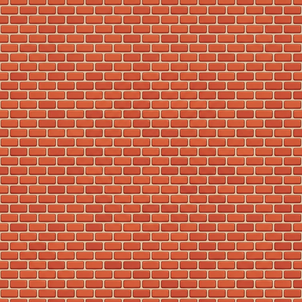 Image: Seamless tileable red brick wall texture, small cl