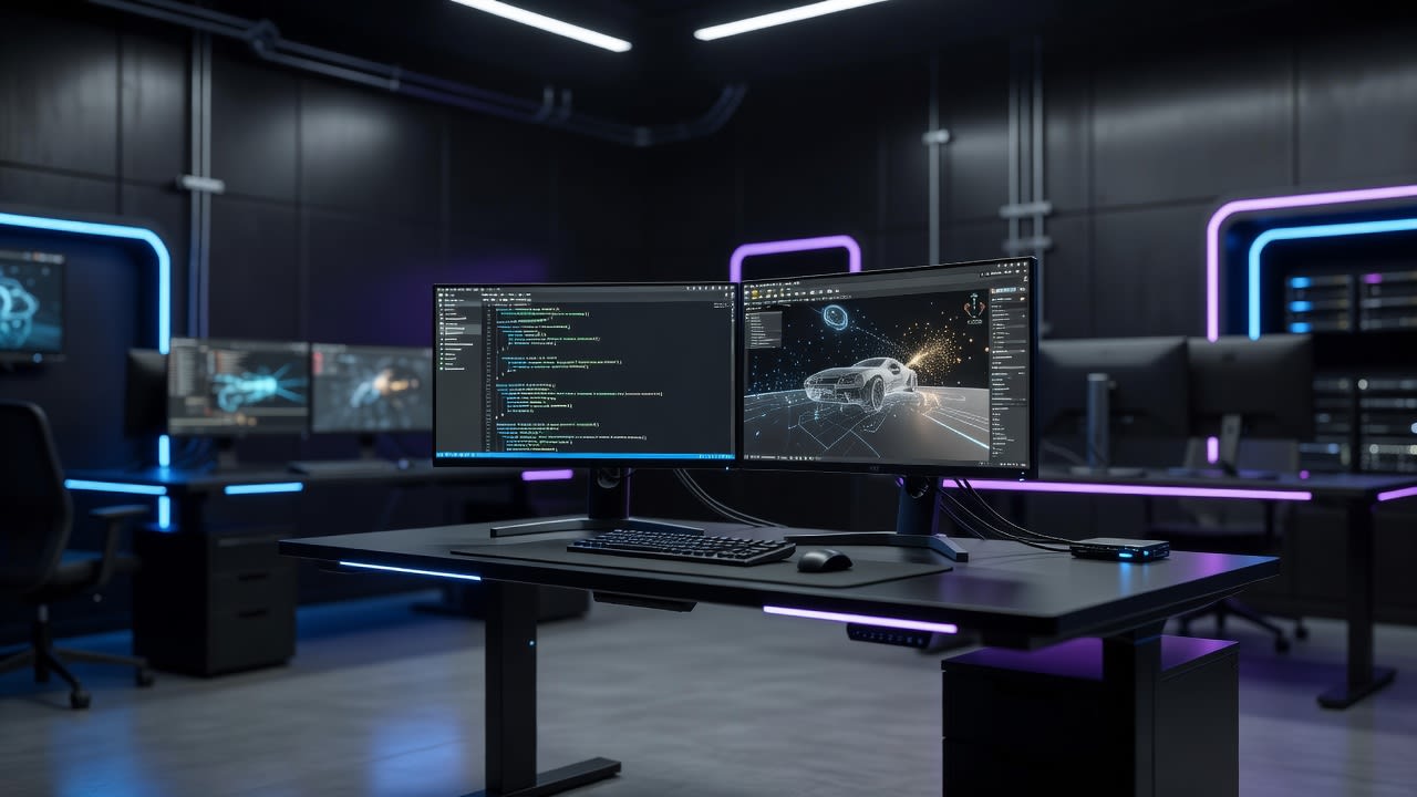 Game Studio Background