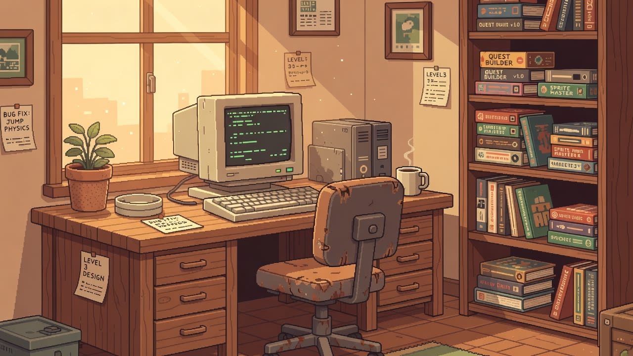 Studio Room Background