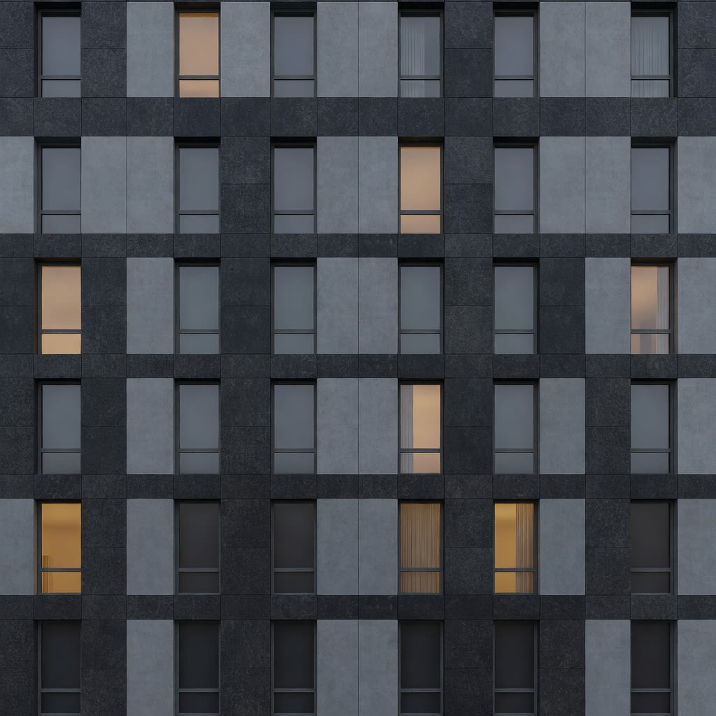 Building Facade with Windows (2 / 2)