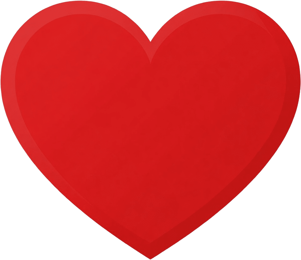 Red Heart Shape