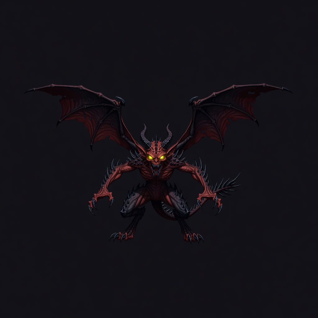 Hell Imp Enemy Sprite (2 / 4)