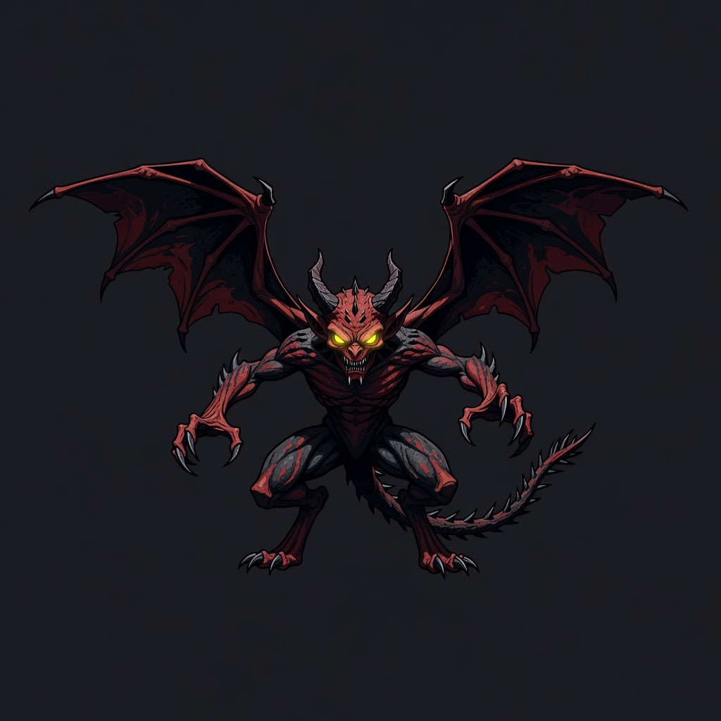 Hell Imp Enemy Sprite (4 / 4)