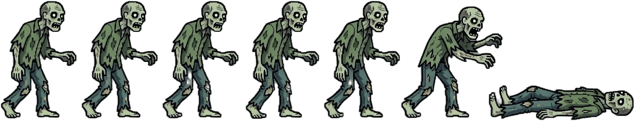 Zombie Sprite Sheet (1 / 3)