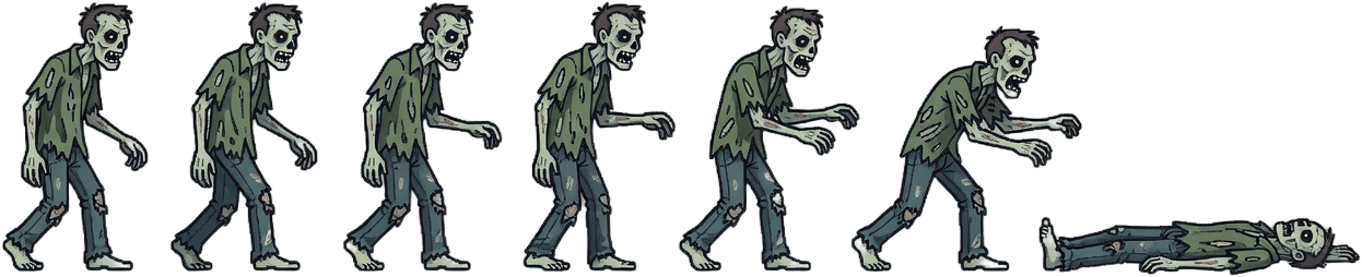 Zombie Sprite Sheet (3 / 3)