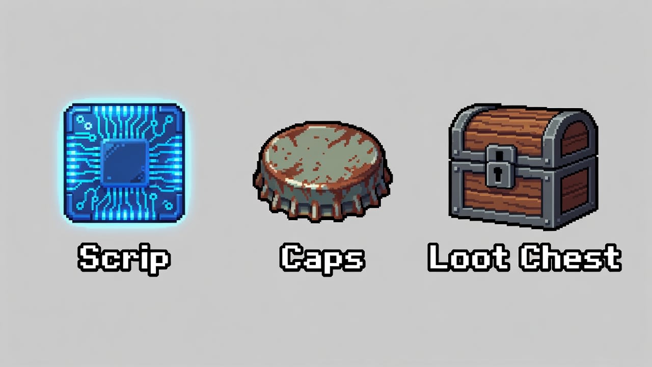 RPG Icon Set - Scrip Caps Chest (2 / 4)