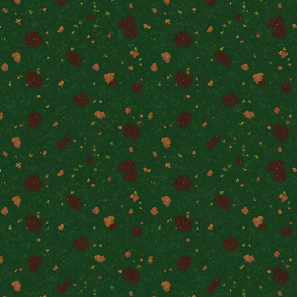 Forest floor texture