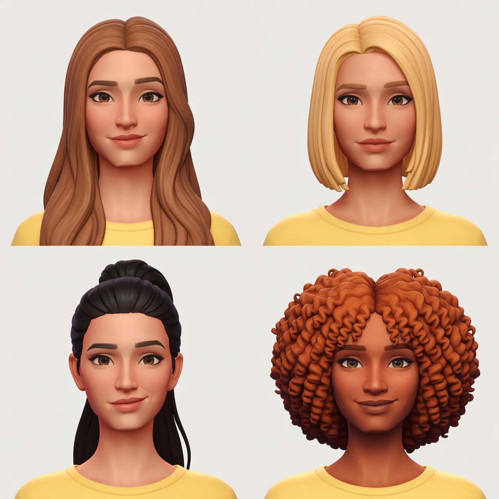 Lifeborn Hair Styles Concept