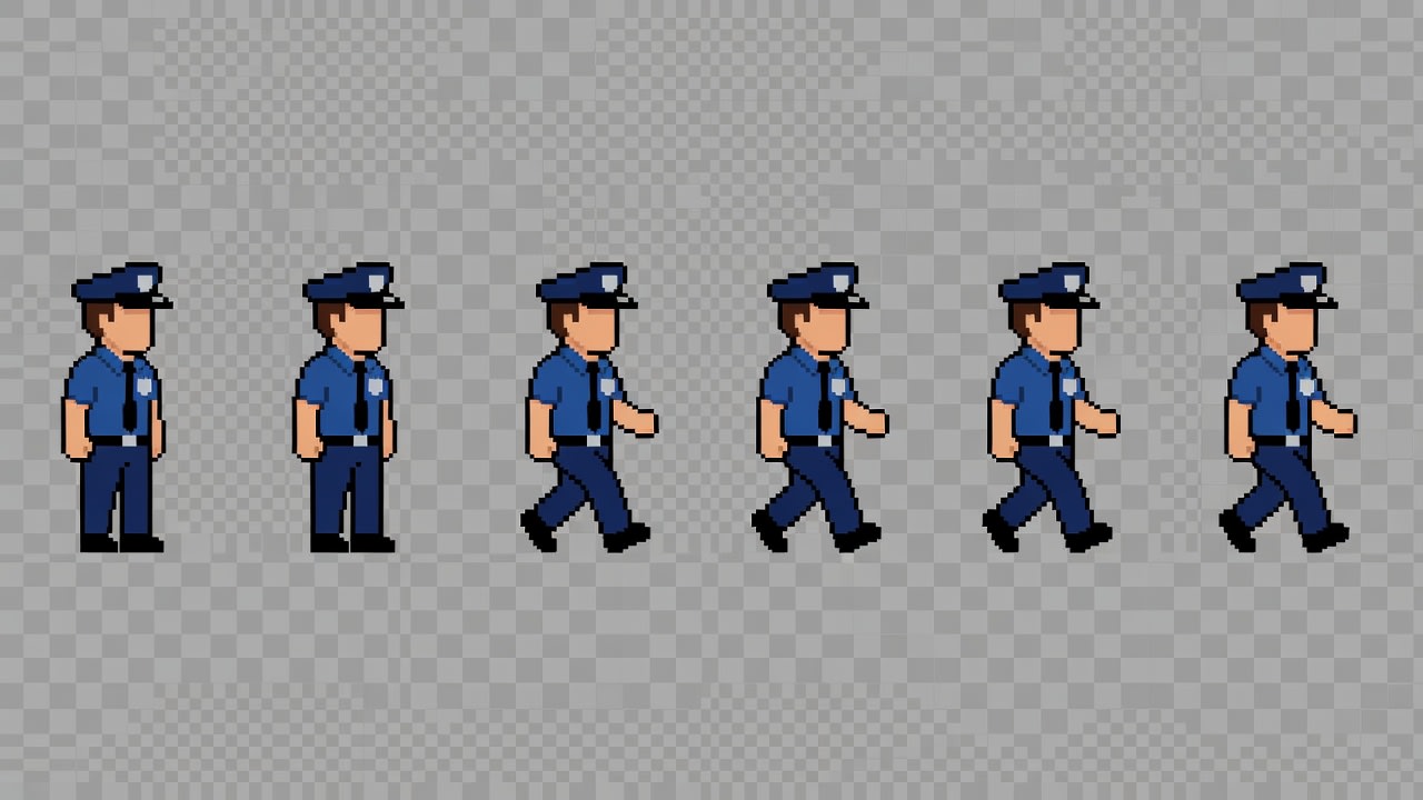 Police Sprite Sheet