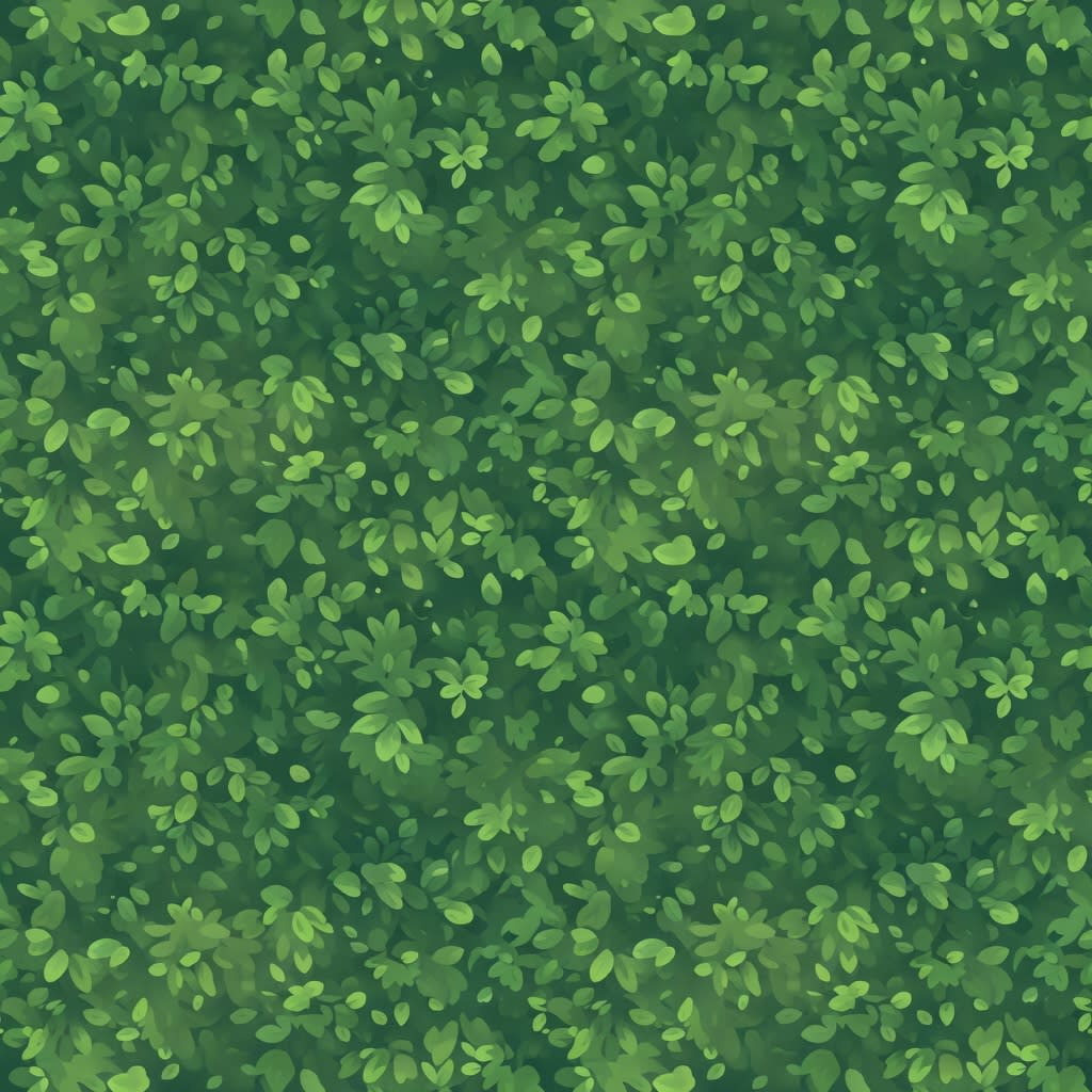 Stylized Leaf Canopy Texture