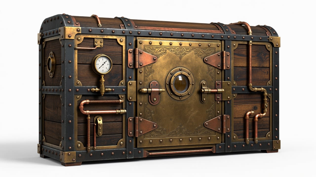 Medium Ammo Store - Enclosed Steampunk