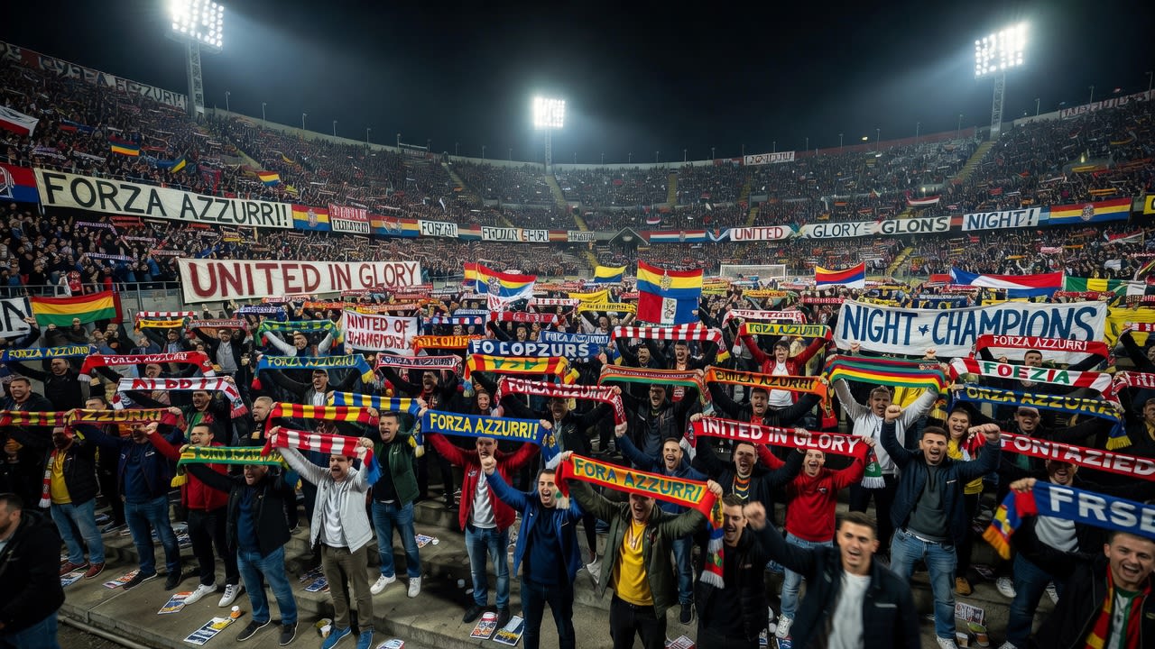 Stadium Crowd Panoramic