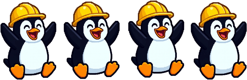 Penguin Celebrating Spritesheet