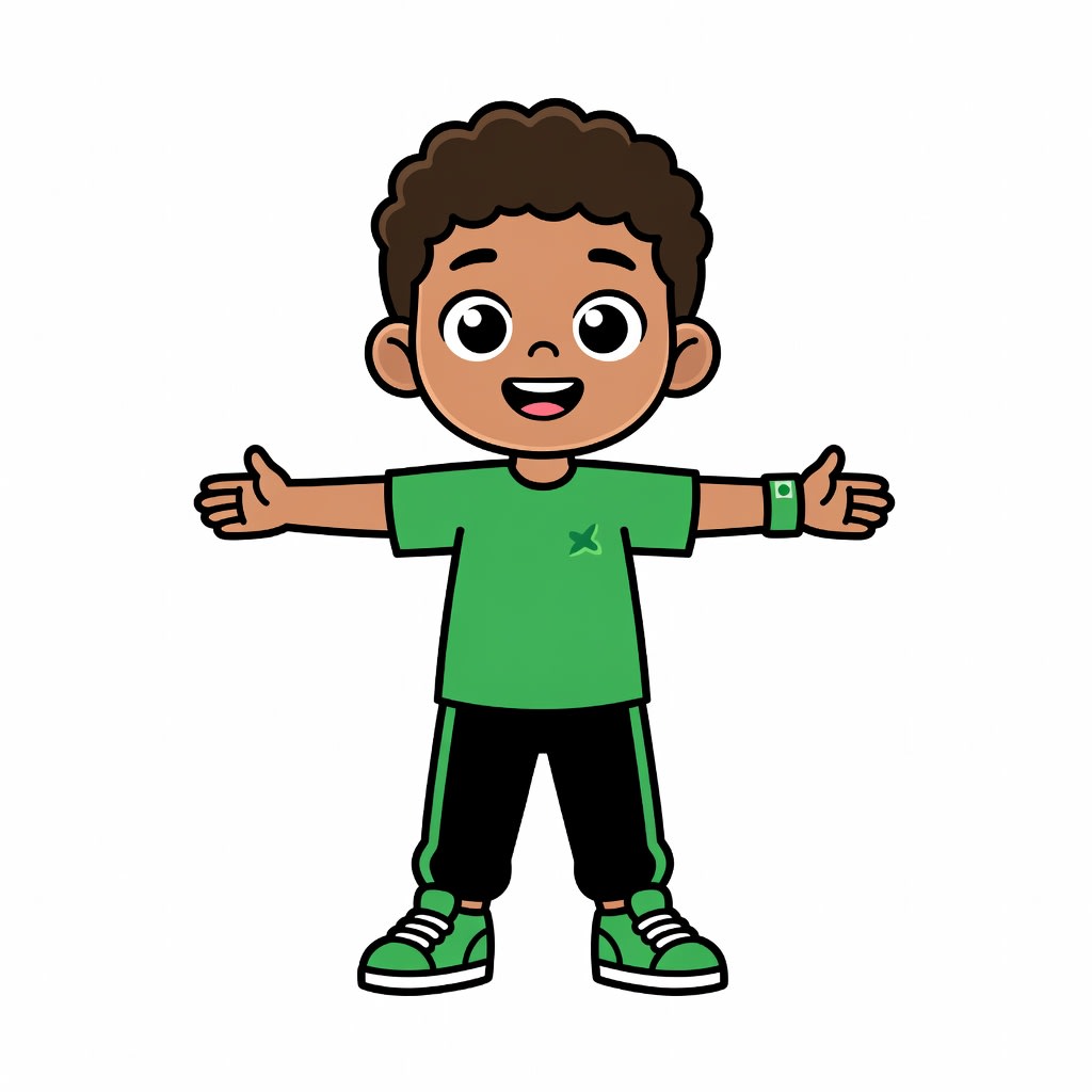 Green Chibi Boy Concept (2 / 2)