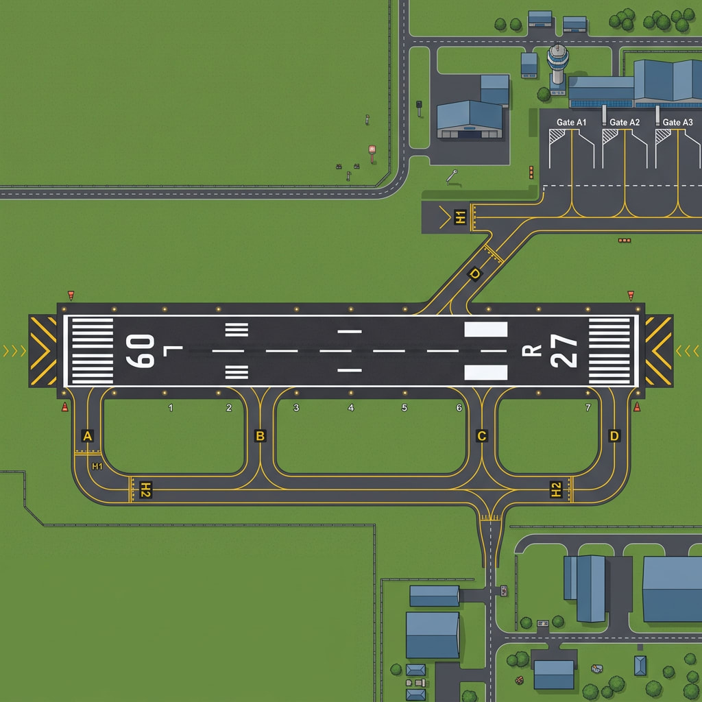 2D Airport Runway