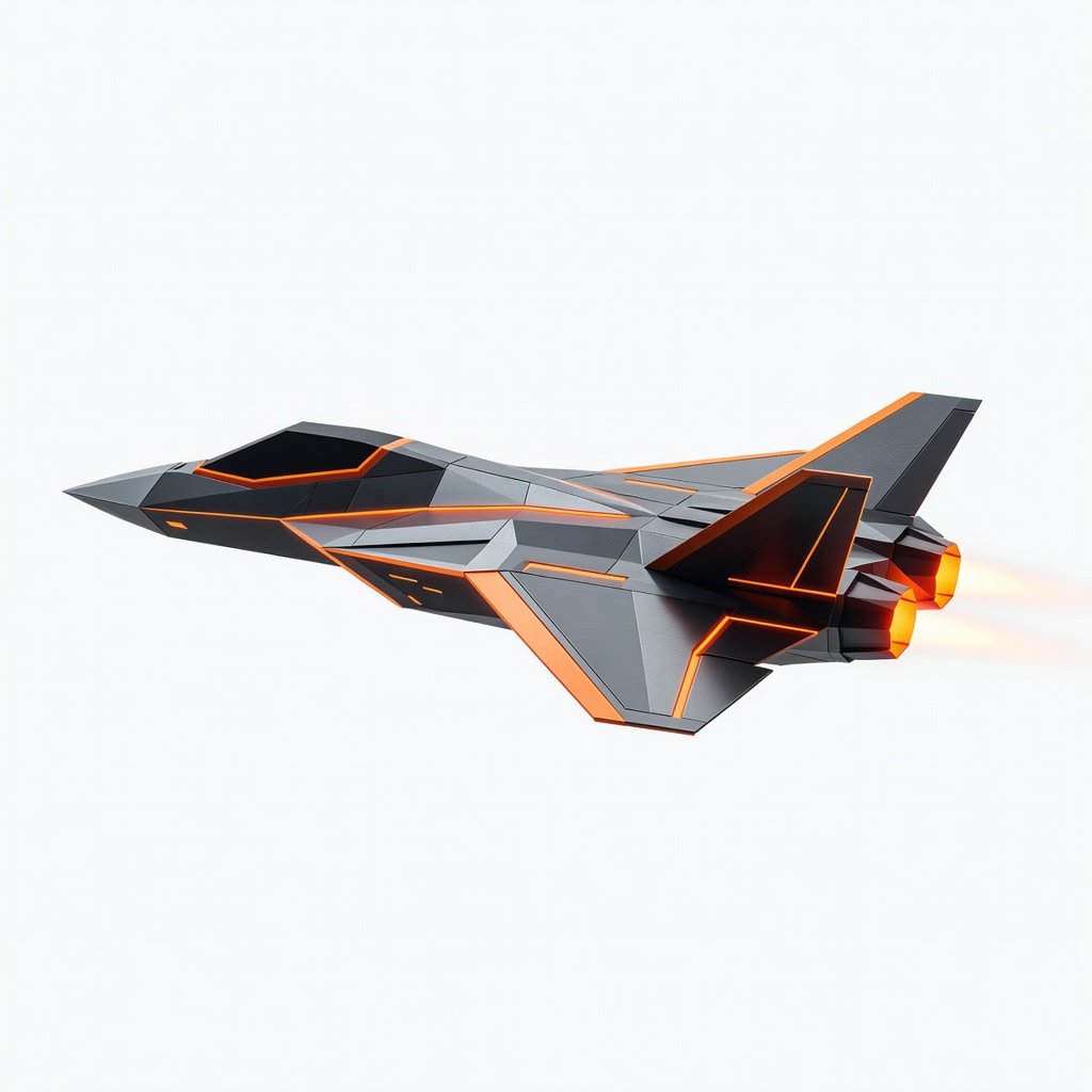 Futuristic Aircraft Concept (2 / 2)