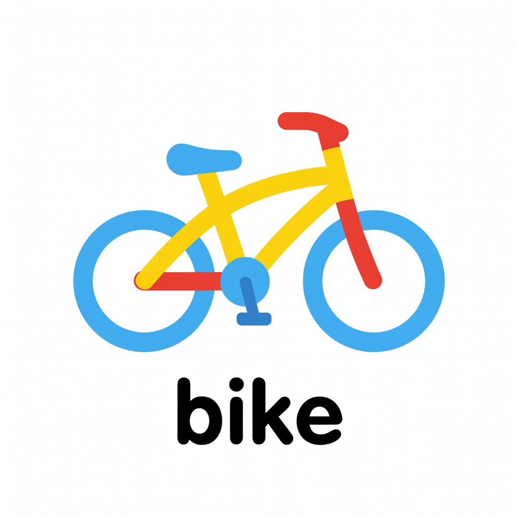 Sight Word Icon - bike