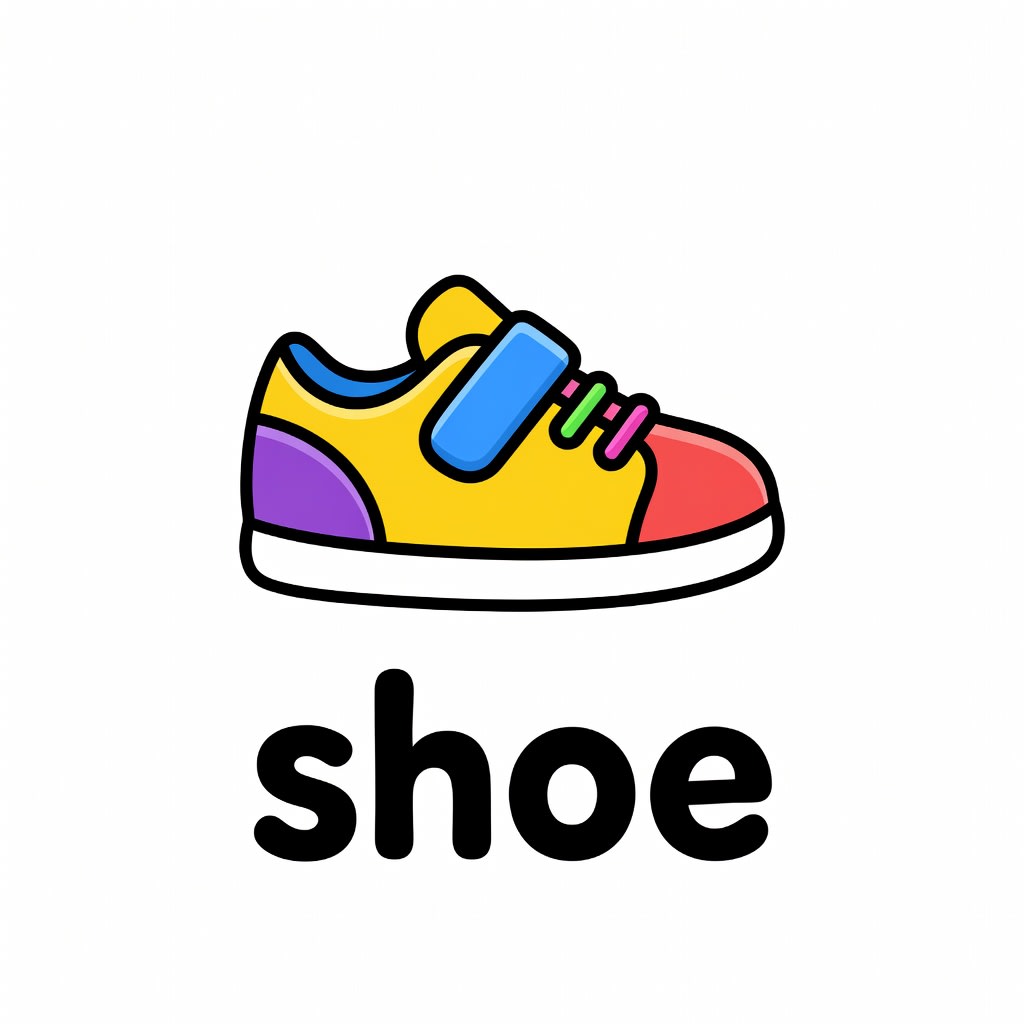 Sight Word Icon - shoe