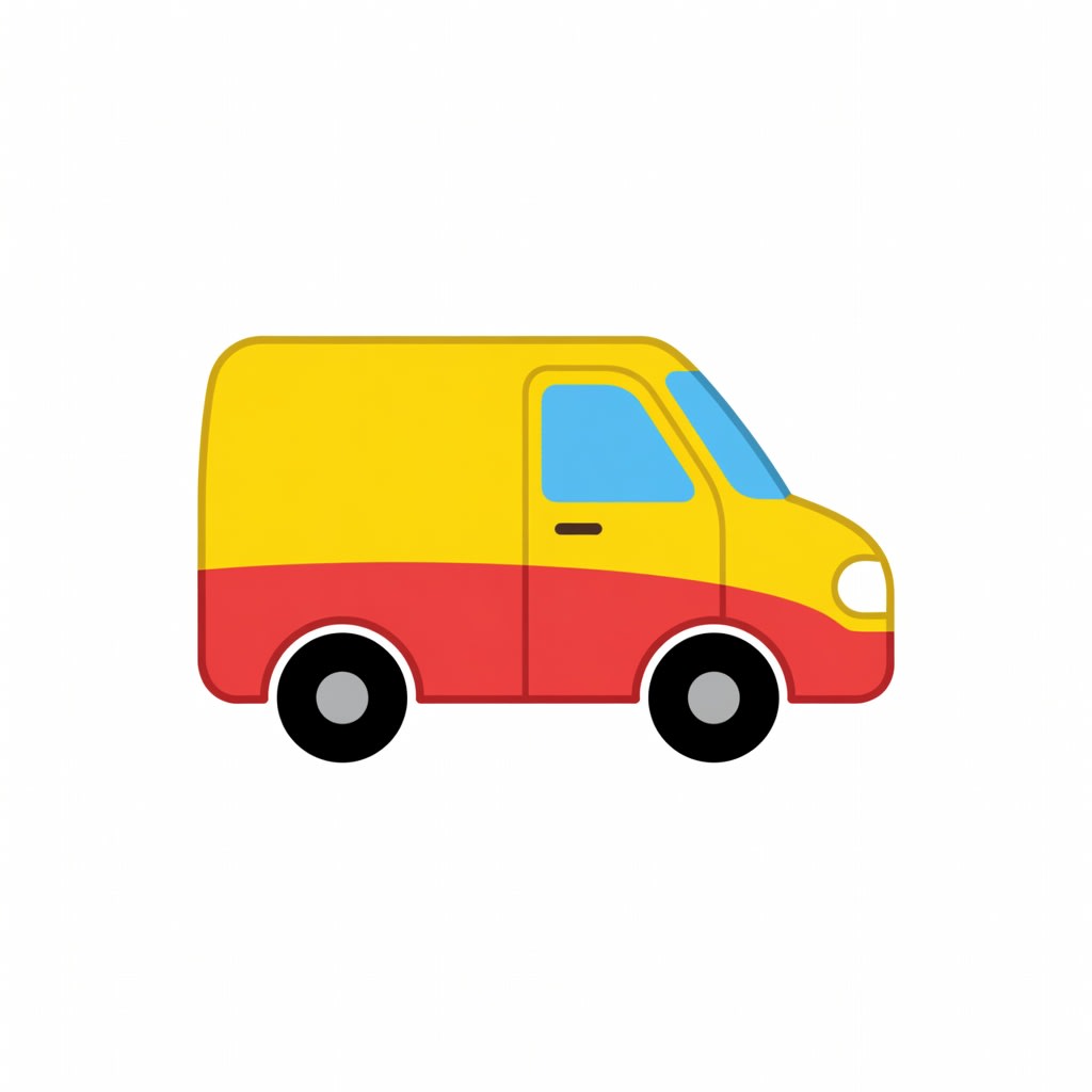 Sight Word Icon - van (no text)