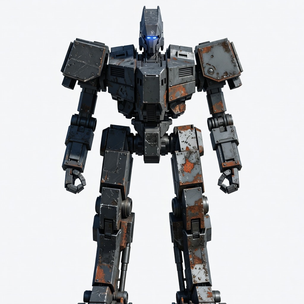 Mech Concept - Tall Industrial War Machine (1 / 4)