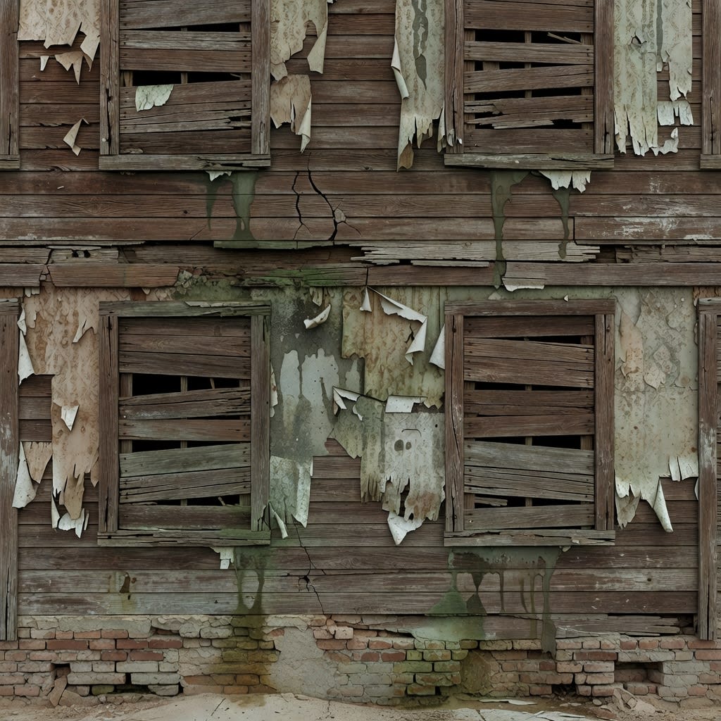 Weathered House Facade Texture
