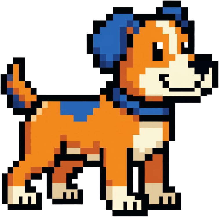 Perro Pixel Art (1 / 4)