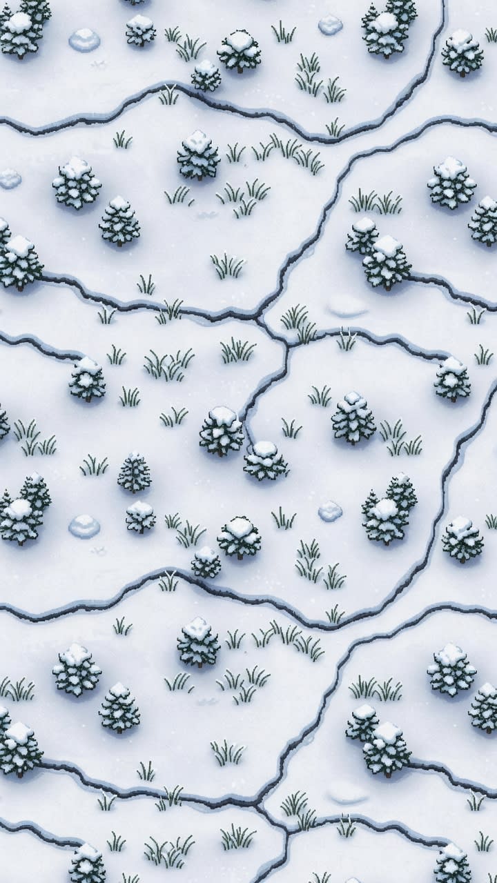 Pixel Snow BG