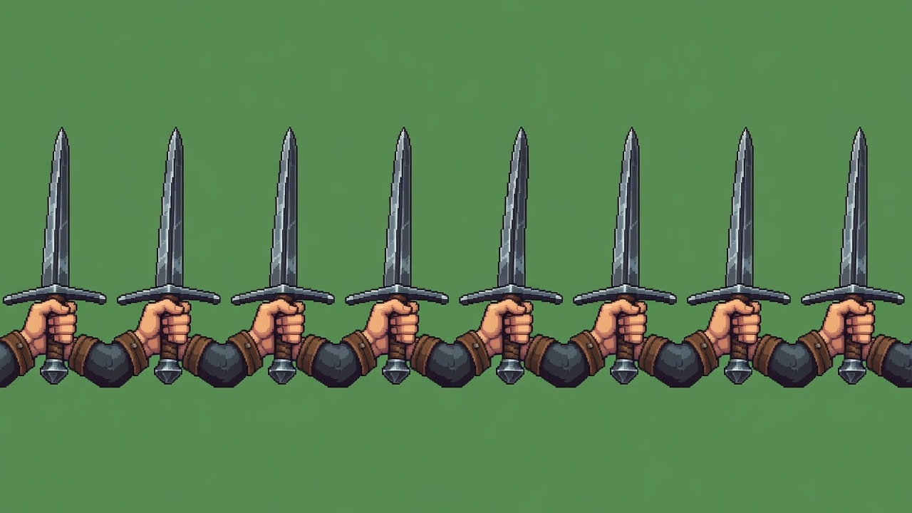 Sword Idle Sprite Sheet (3 / 4)