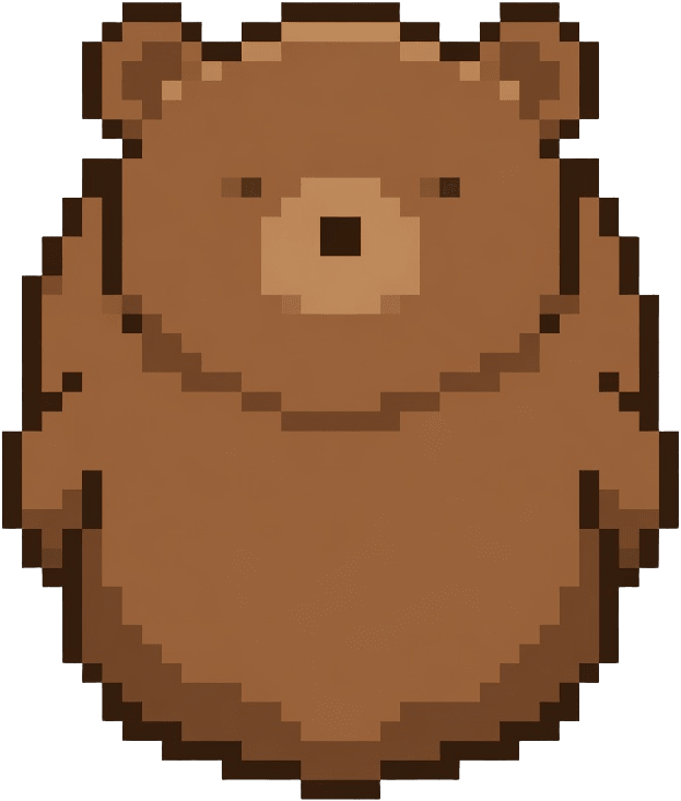 Bear Sprite - Top Down v2