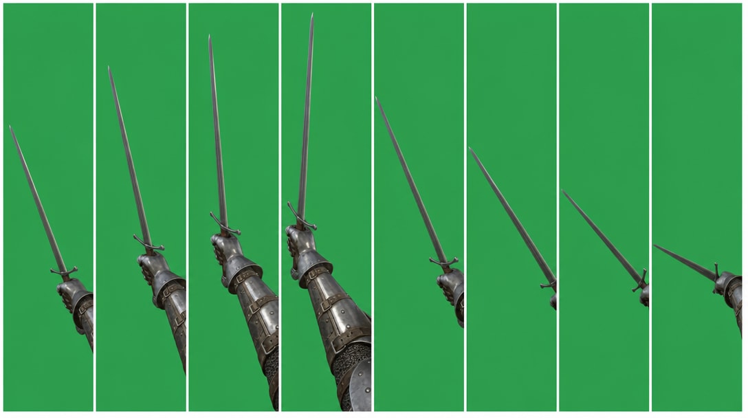Sword Left Swing Sprite Sheet (1 / 2)