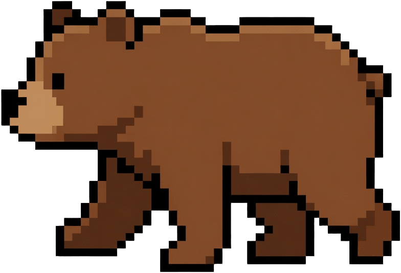 Bear Sprite - Side (Left)