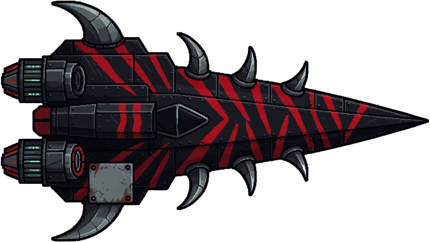 Jackal Ship Top-Down No Thrust (4 / 4)