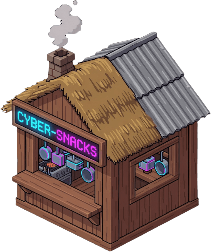 Pixel Building - Taxi Kitchen Stall