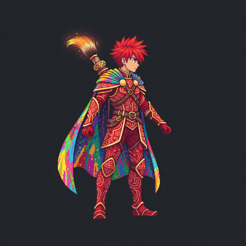 Artista - Painter Warrior Concept (4 / 4)