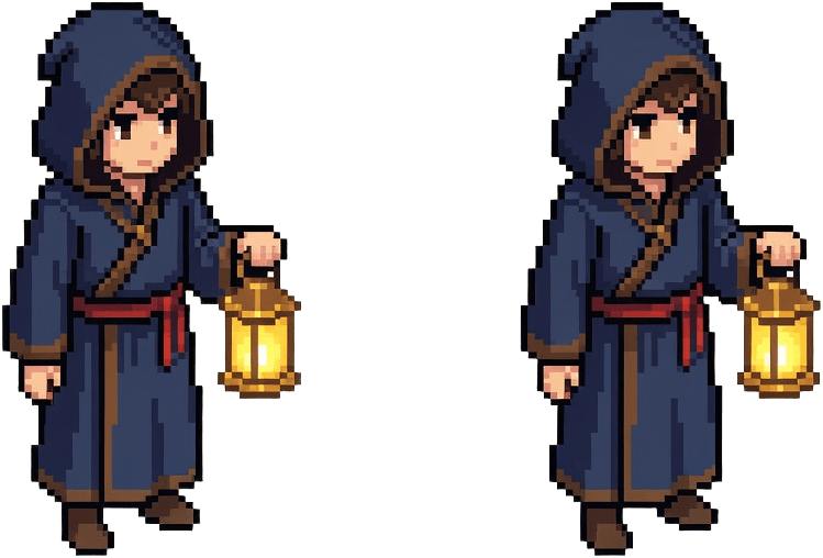 Pixel Player Idle Sheet (1 / 2)