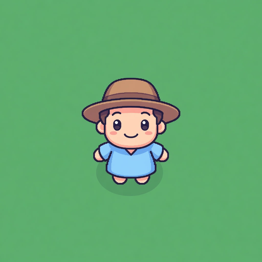 Top-Down Adventurer Sprite (2 / 2)
