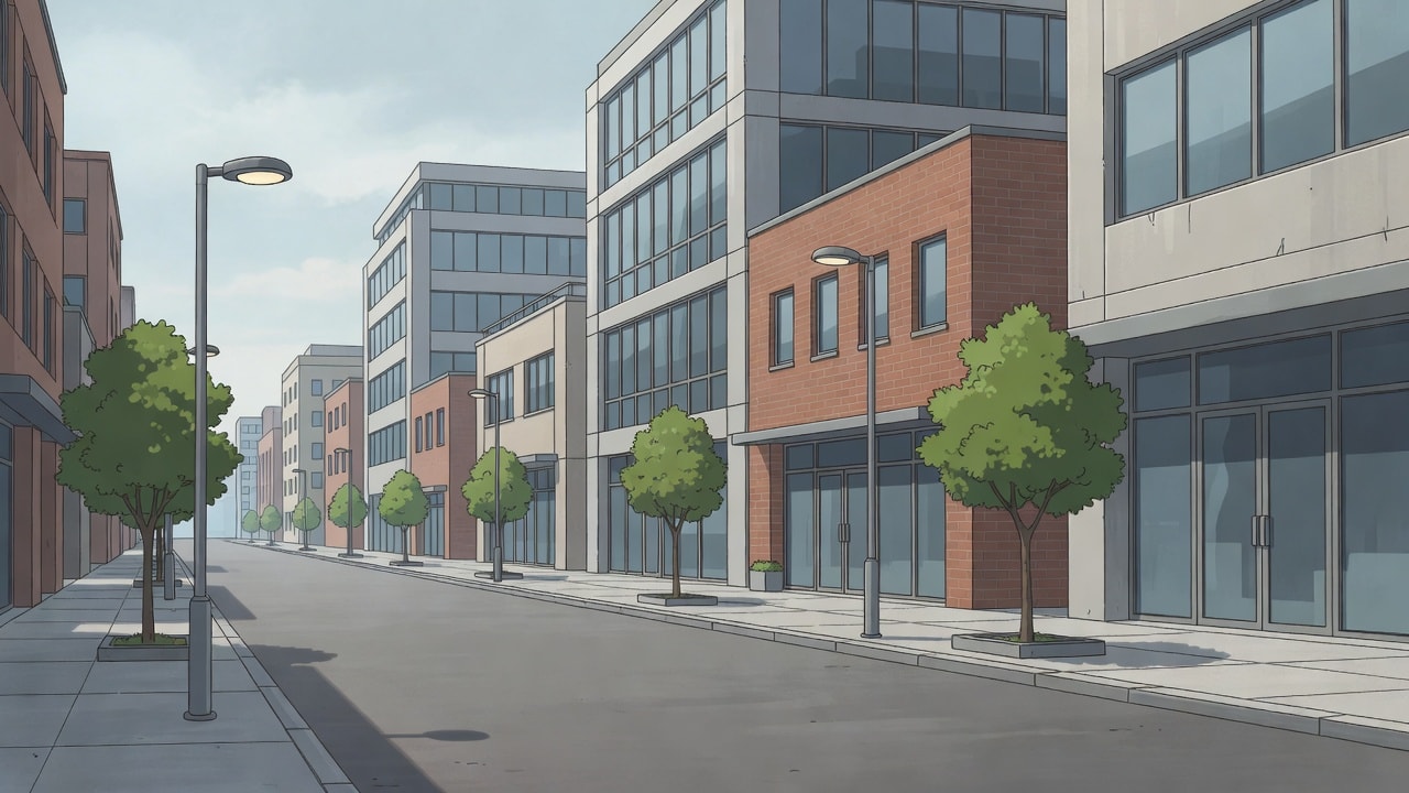 Anime City Background