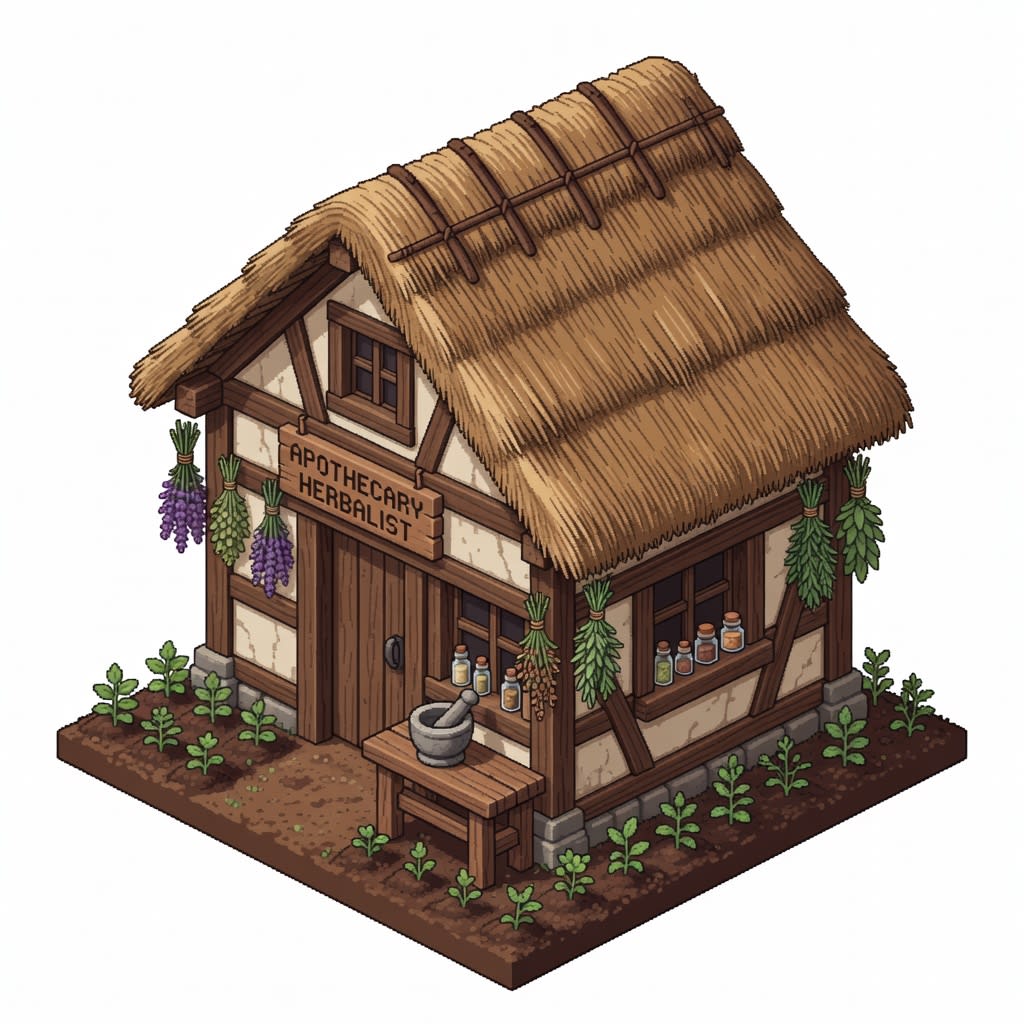 Bohemian Apothecary - Pixel Art