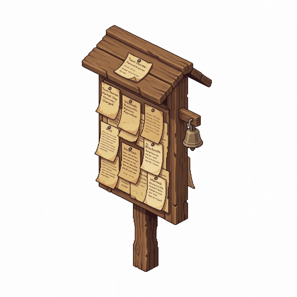 Bohemian Message Board - Pixel Art