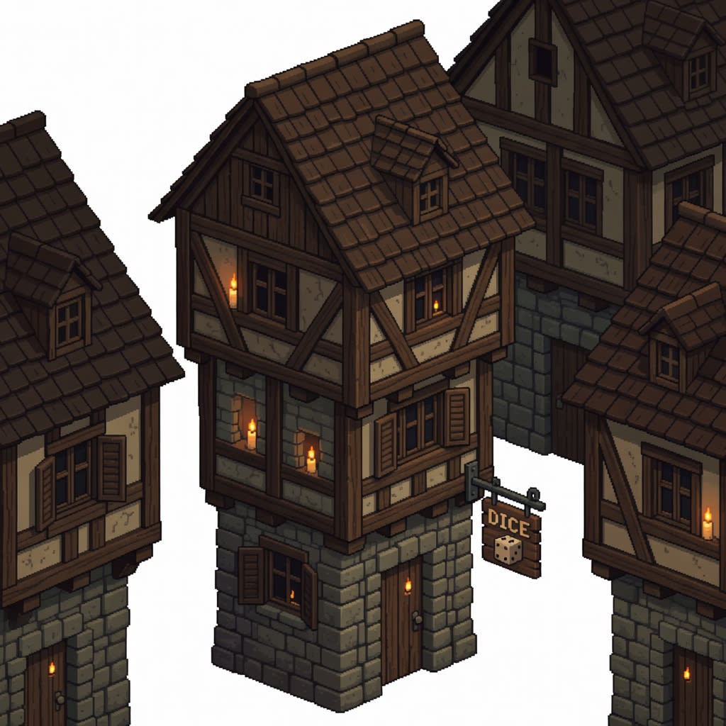 Bohemian Dice Den v2 - Narrow Proportions (2 / 4)