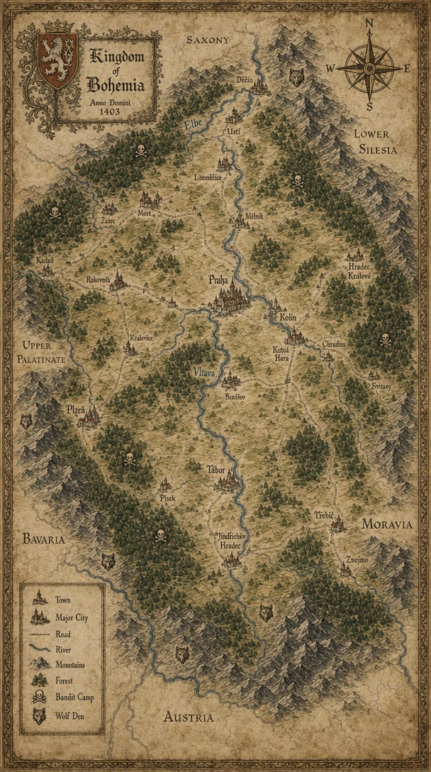 Bohemia Over-Map v2 - Color Cartography (2 / 4)