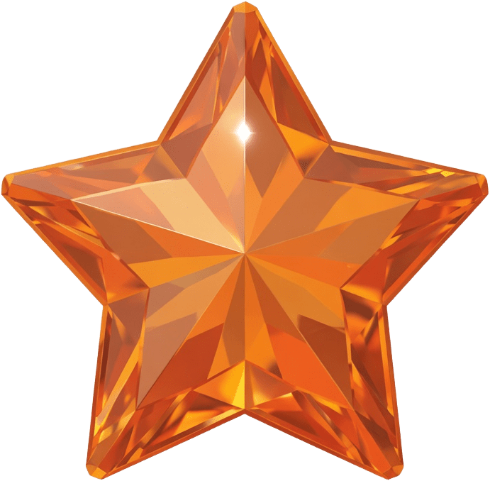 Orange Star Gem