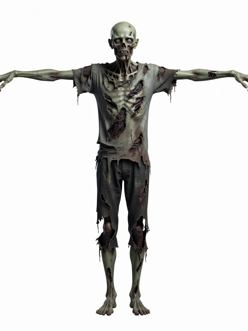 Zombie Character Concept (1 / 2)