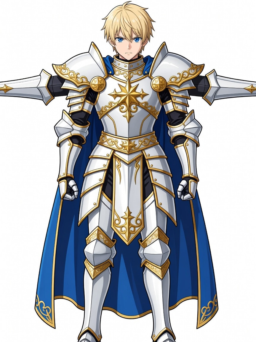 Knight T-Pose Concept v2 (1 / 4)