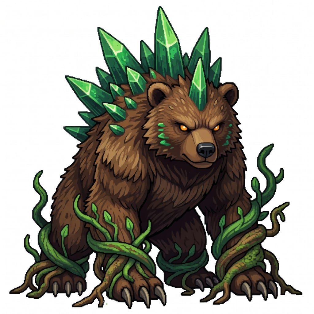 Baerg - pixel art sprite (3 / 4)
