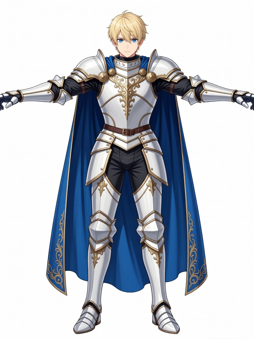 Knight Concept T-pose (1 / 2)