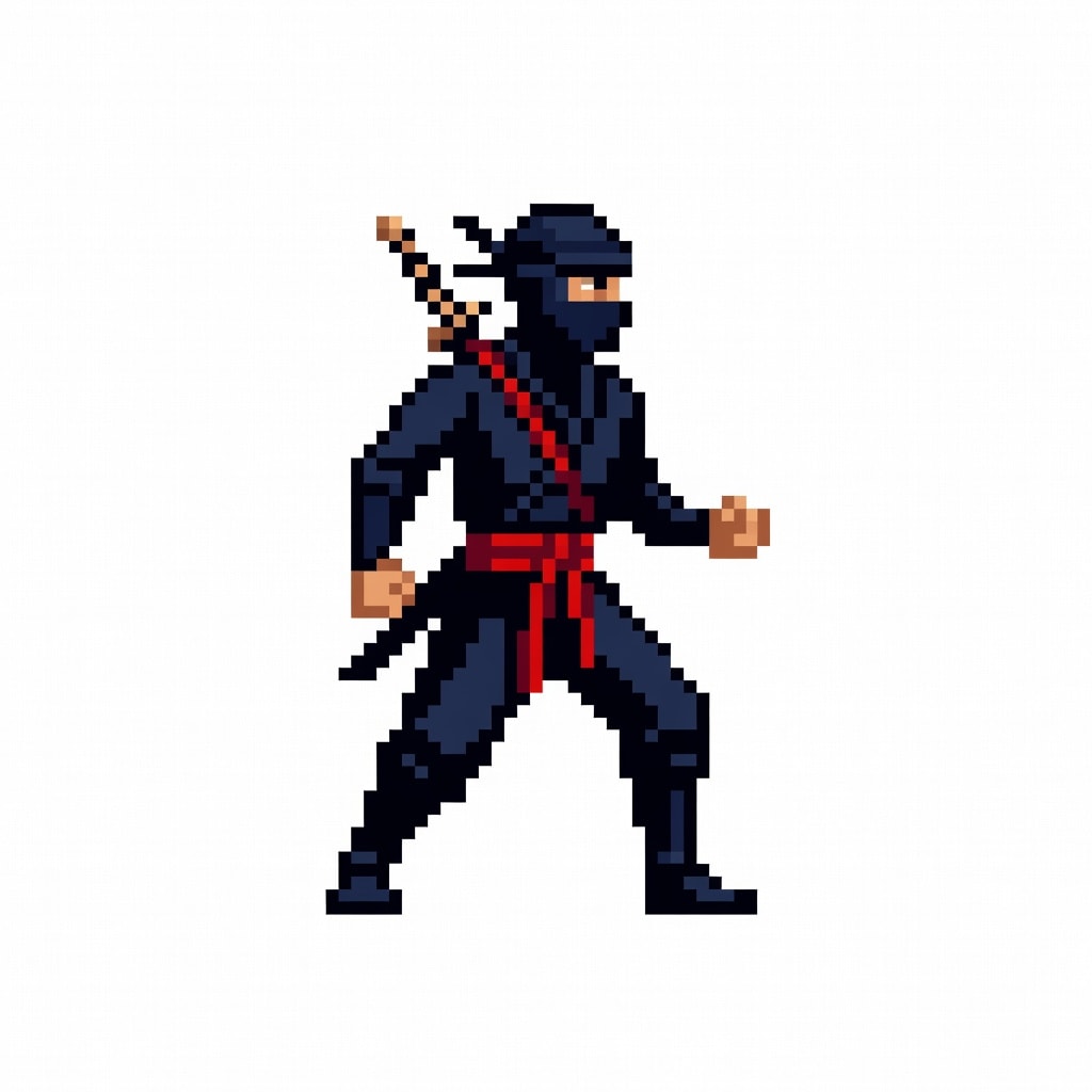 Ninja Character Sprite (2 / 4)
