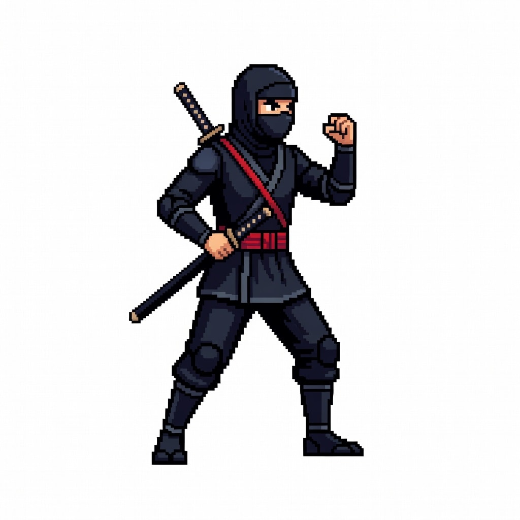 Ninja Character Sprite (3 / 4)